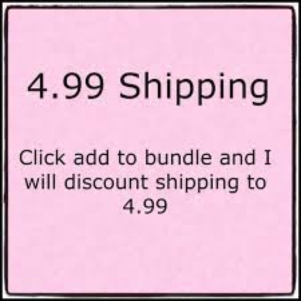 $4.99 shipping for the next 24 hours